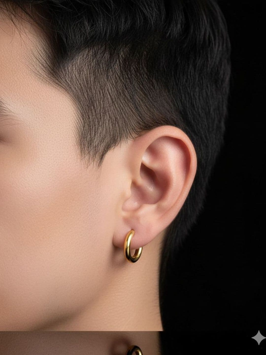 Aksha Collection Circular Hoop Earrings thumbnail 3