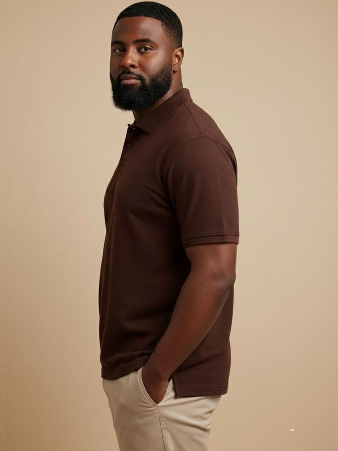 The Roadster Lifestyle Co Polo Collar Oversized Tshirts thumbnail 3