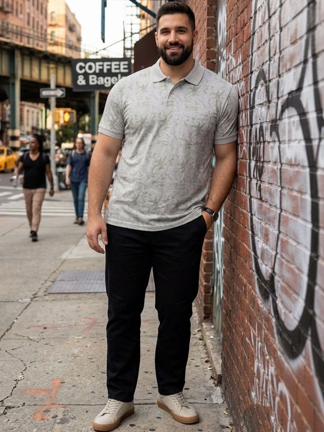 The Roadster Lifestyle Co. Printed Polo Collar Tshirts thumbnail 6