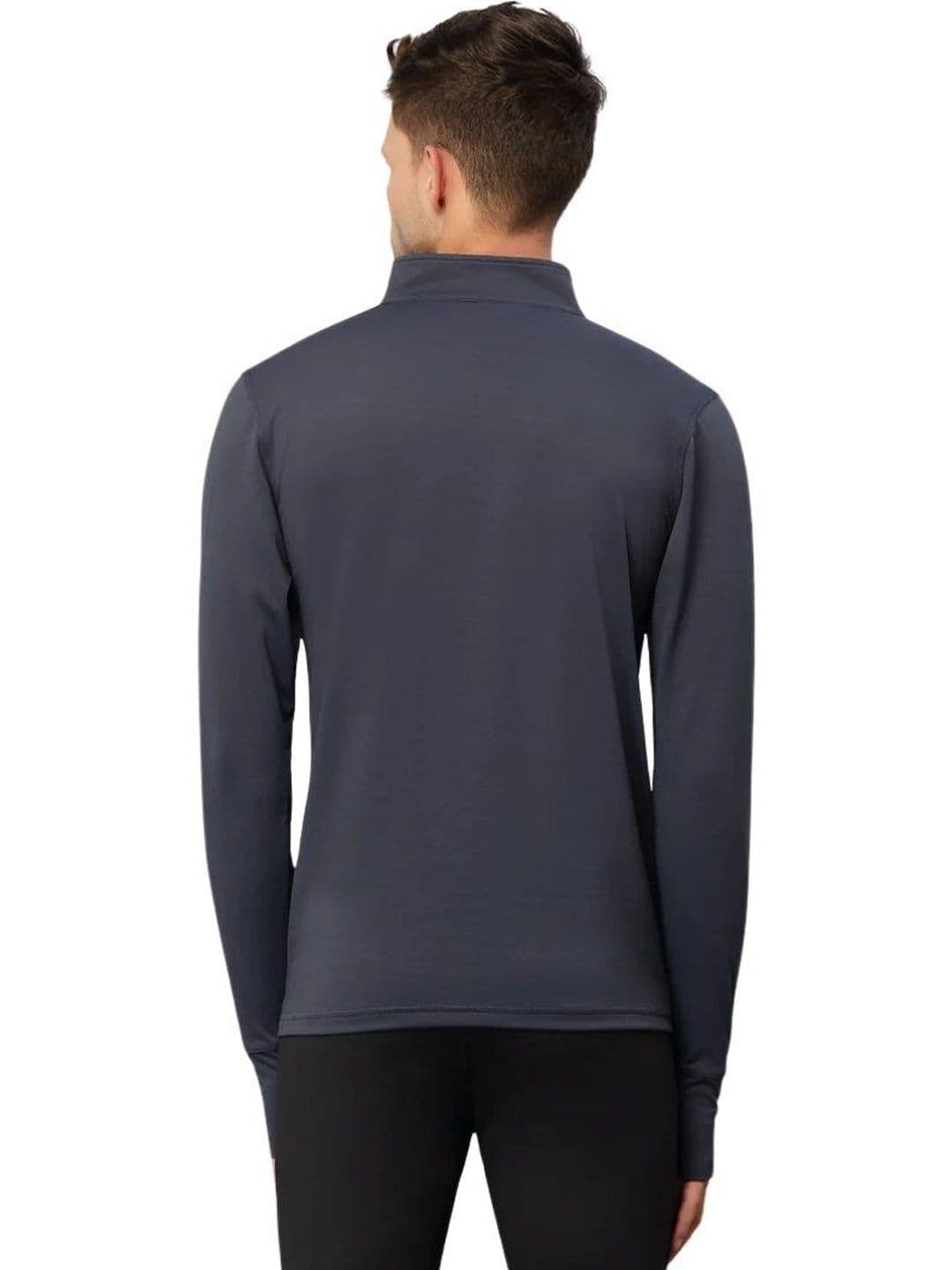 JUMP USA Men Brand Logo High Neck T-shirt thumbnail 4