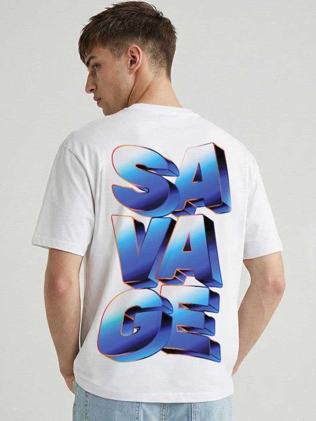 High Star Men Typography Printed T-shirt thumbnail 2