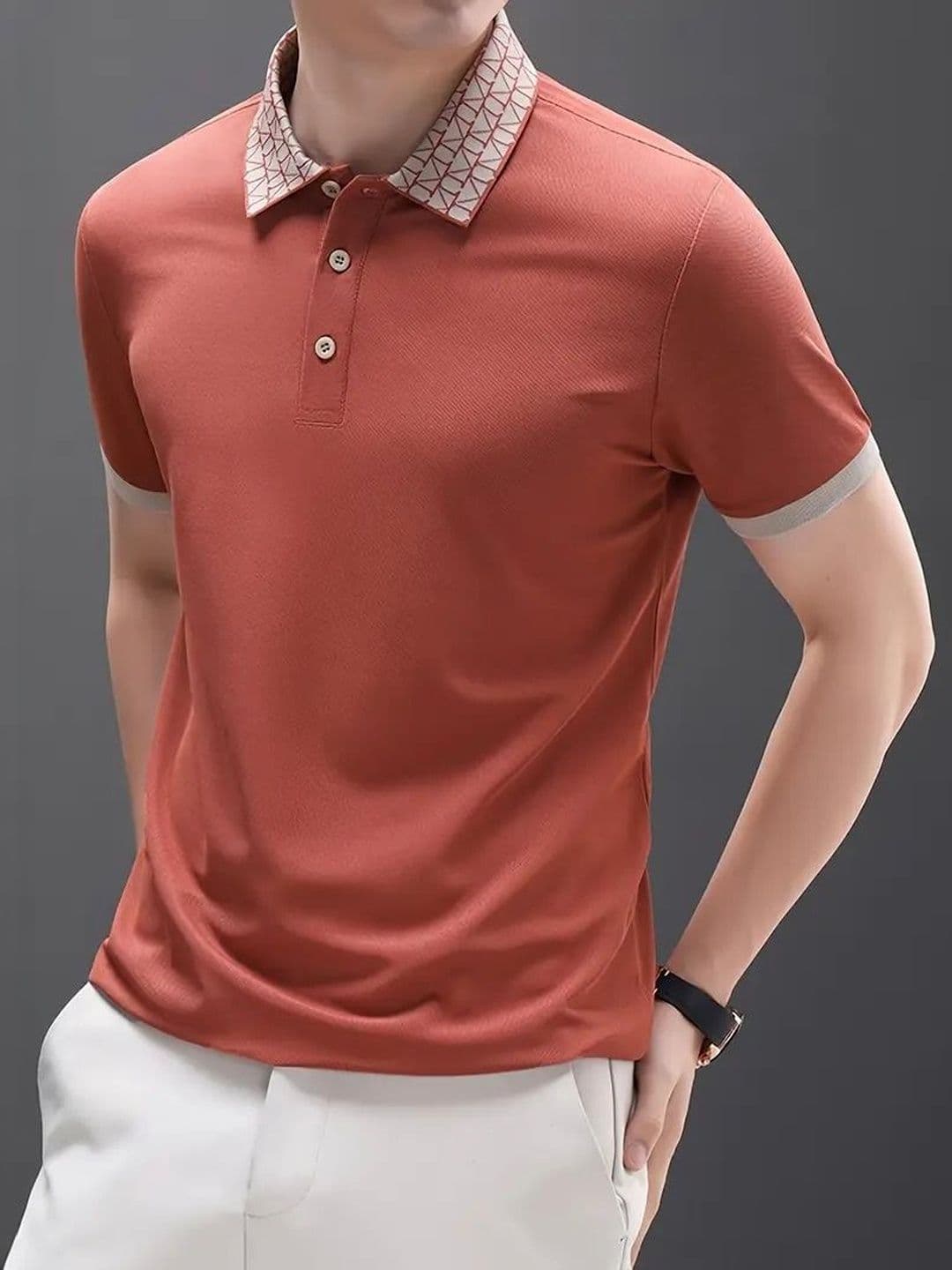 Mast & Harbour Men Polo Collar T-shirt thumbnail 3