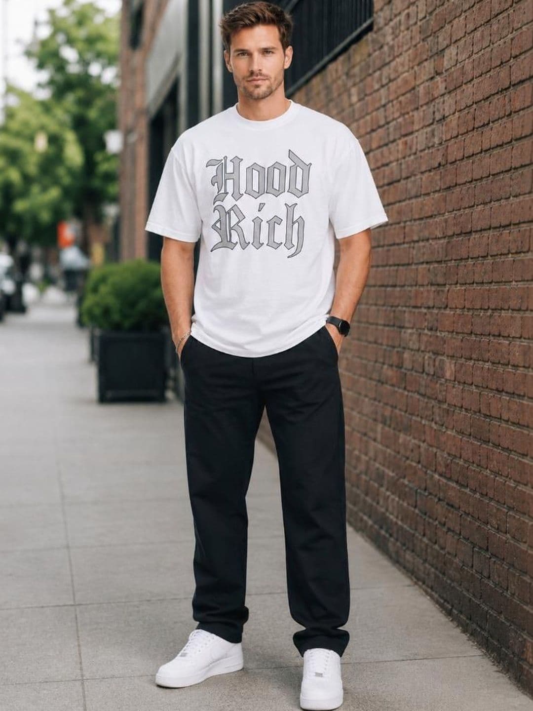 UTCV Men Typography Printed T-shirt thumbnail 4