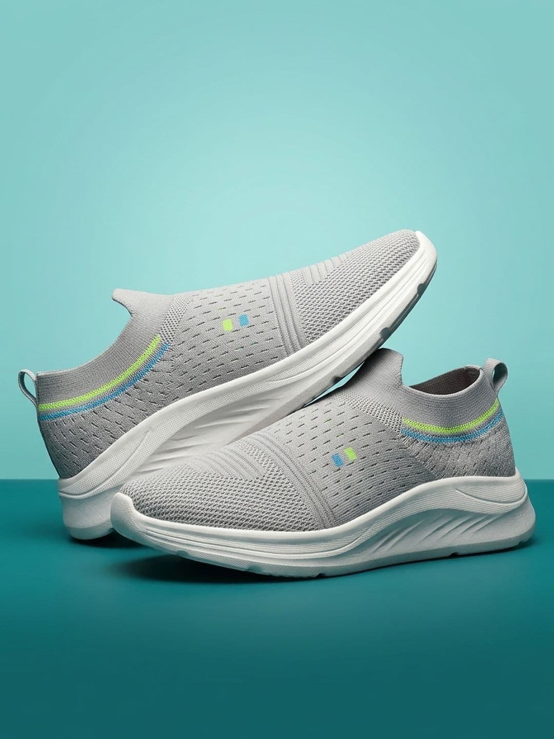 HRX by Hrithik Roshan Men Textured Slip-On Sneakers - view 1