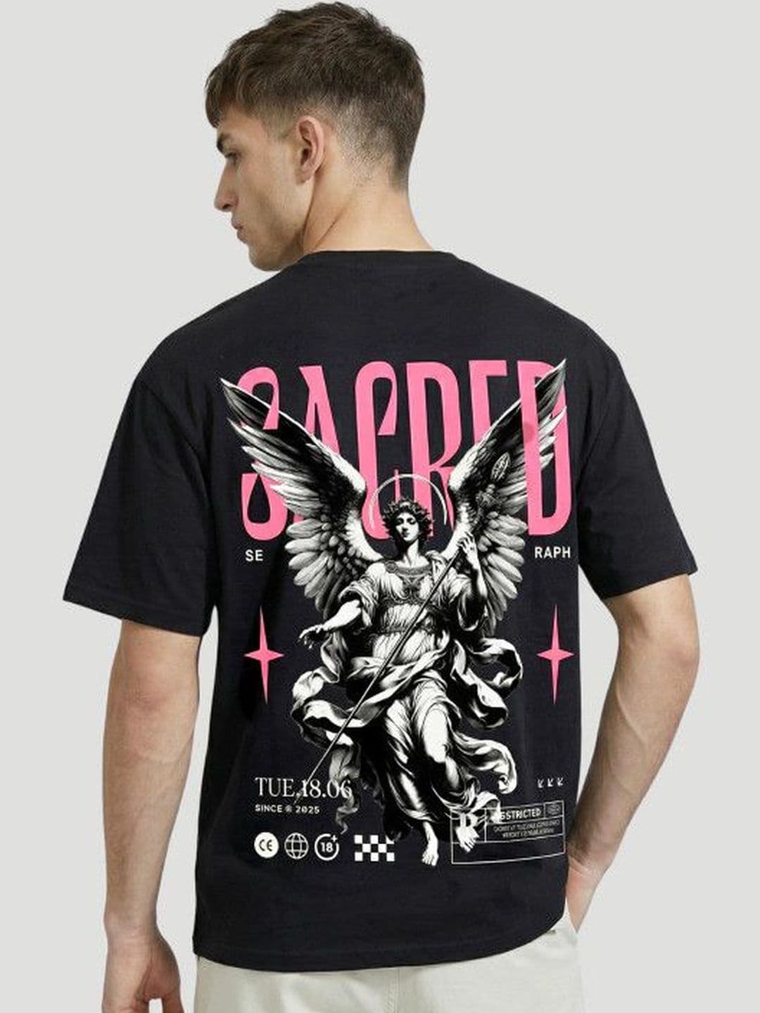 Hubberholme Men Graphic Printed Cotton T-shirt thumbnail 2