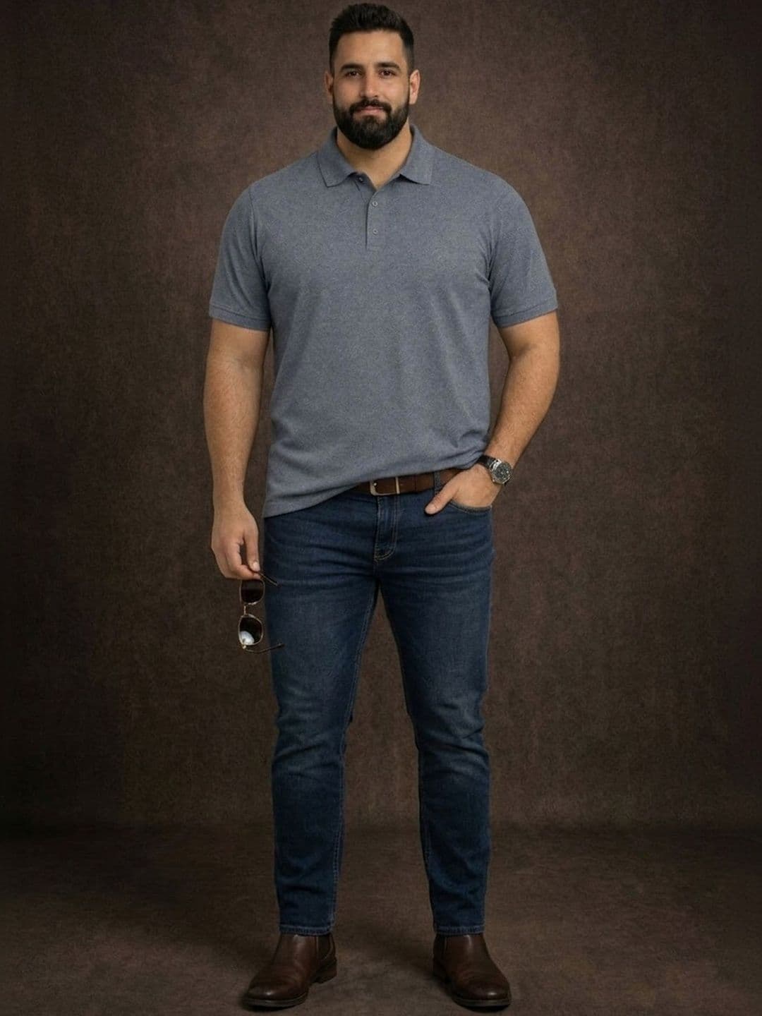 Mast & Harbour Men Polo Collar T-shirt thumbnail 3