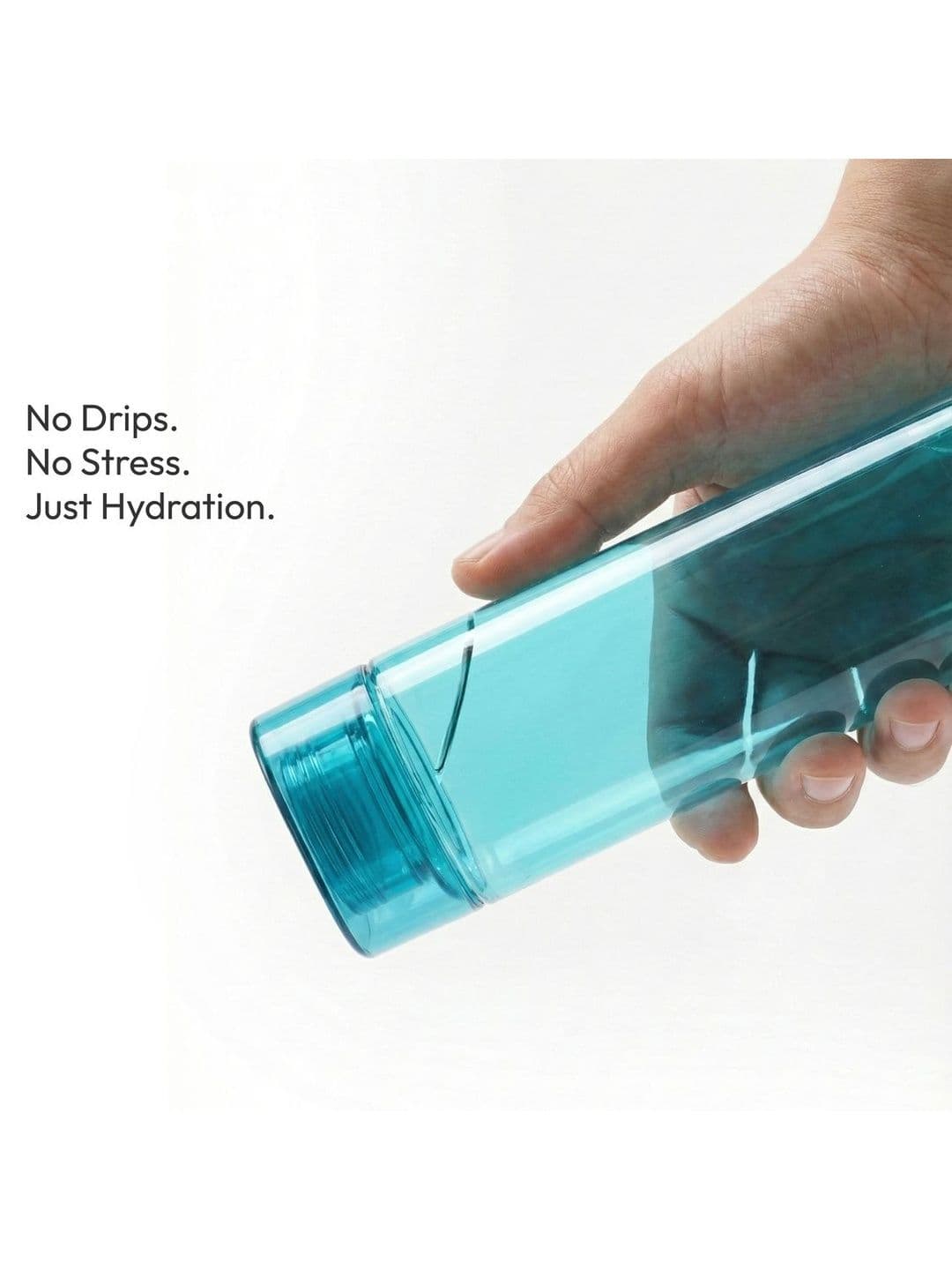 Aura Blue Set of 6 Plastic Other Water Bottle thumbnail 6