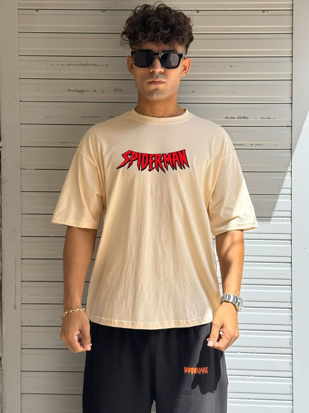 BDSQUARE Men Typography Printed T-shirt thumbnail 2