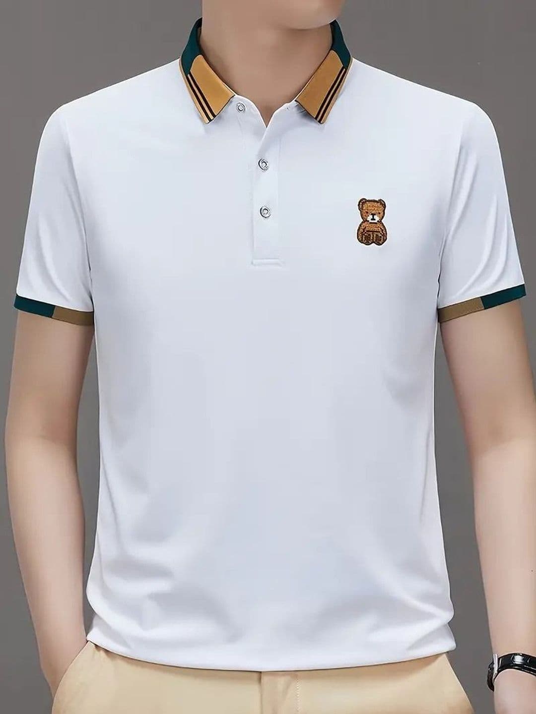 Mast & Harbour Men Polo Collar T-shirt thumbnail 3