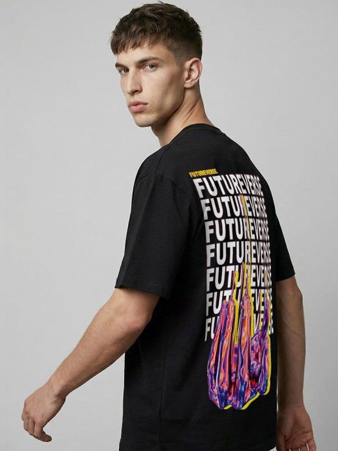 High Star Men Typography Printed T-shirt thumbnail 4