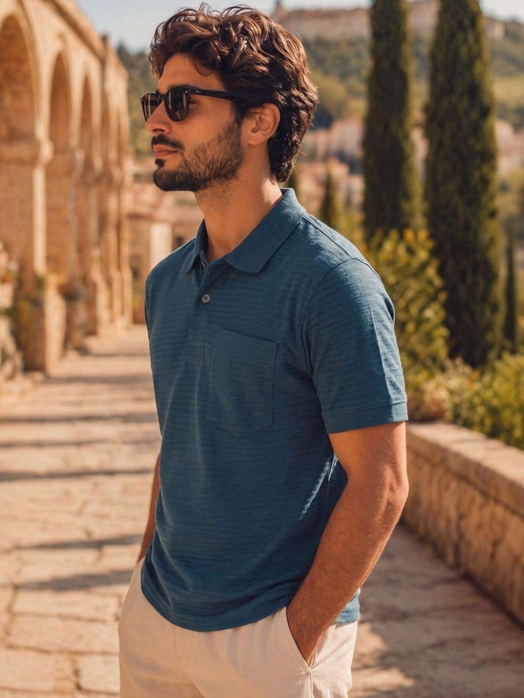 Force NXT Men Polo Collar Pockets T-shirt thumbnail 2