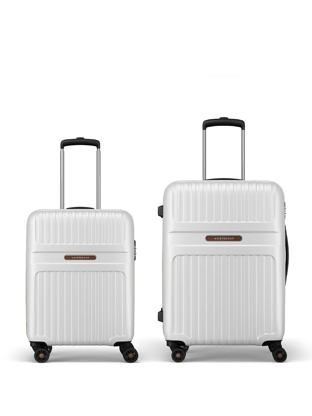 Aristocrat Unisex Set Of 2 Atlas Textured Hard-Sided Trolley Bags thumbnail 3