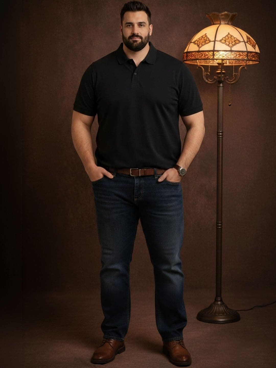 The Roadster Lifestyle Co Polo Collar Oversized Tshirts thumbnail 5