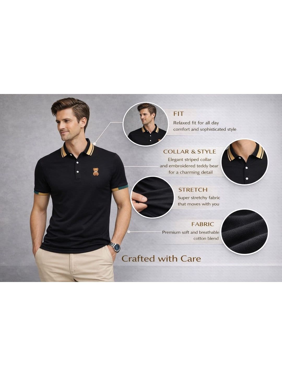 Mast & Harbour Men Polo Collar T-shirt thumbnail 7