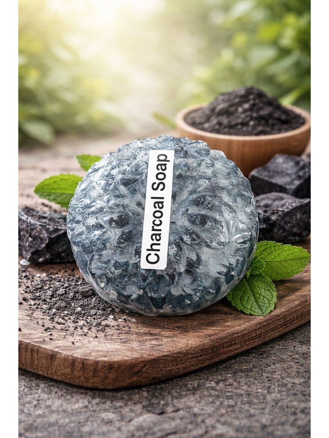 Glamurny Herbal Charcoal Soap - 100 g thumbnail 4