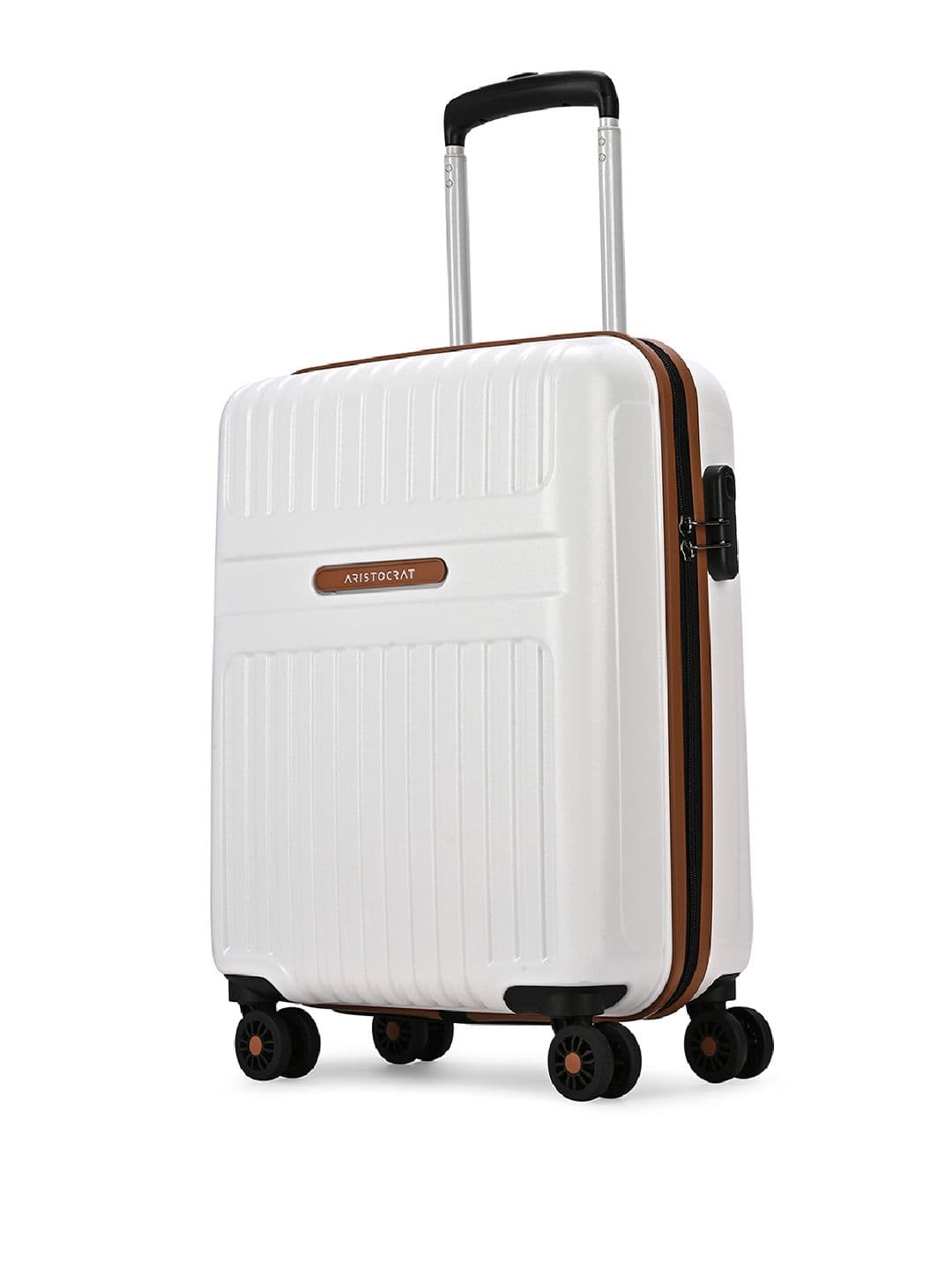 Aristocrat Unisex Atlas Textured Hard-Sided Cabin Trolley Bag - view 1
