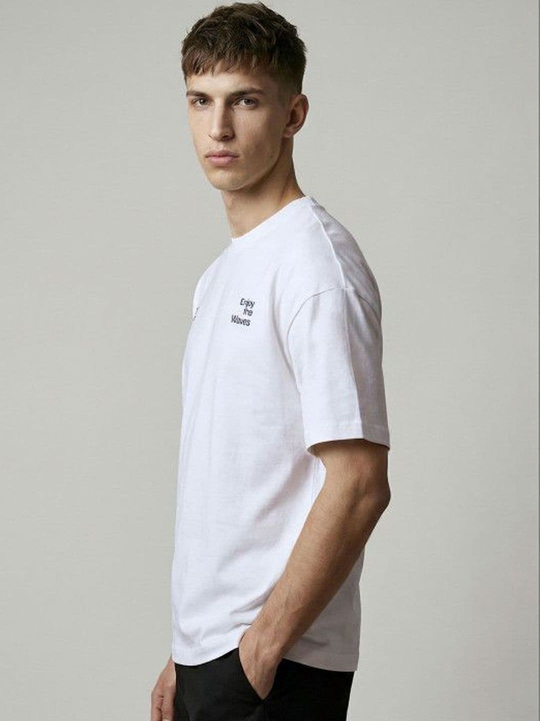 Hubberholme Men Typography Printed T-shirt thumbnail 6