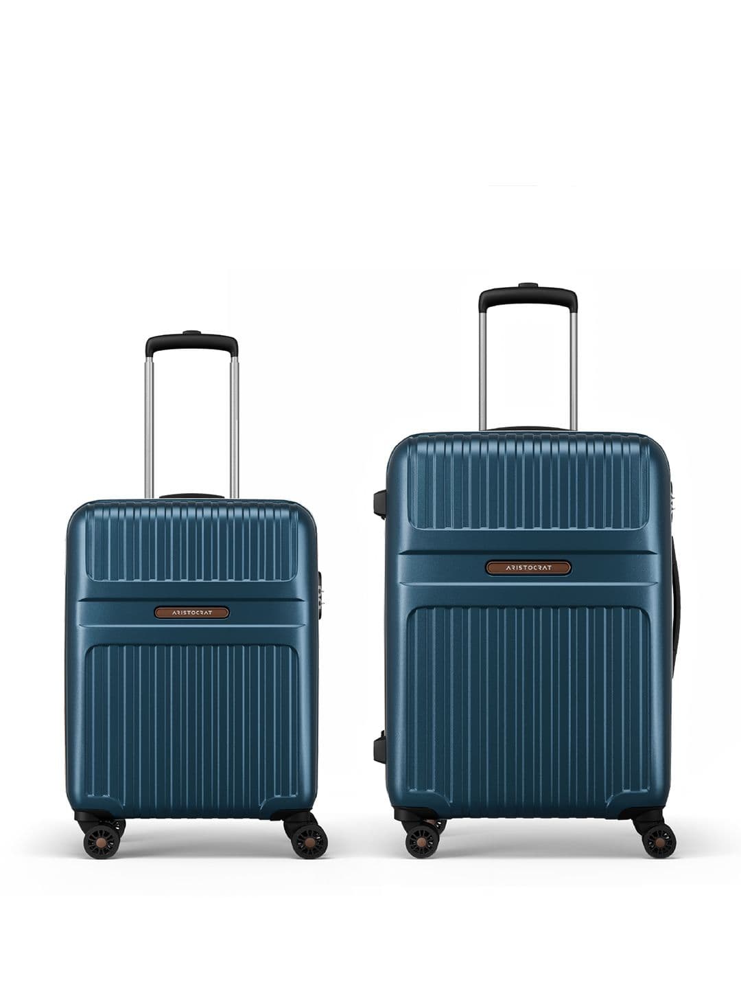 Aristocrat Set Of 2 Atlas Textured Hard-Sided Trolley Bags thumbnail 4