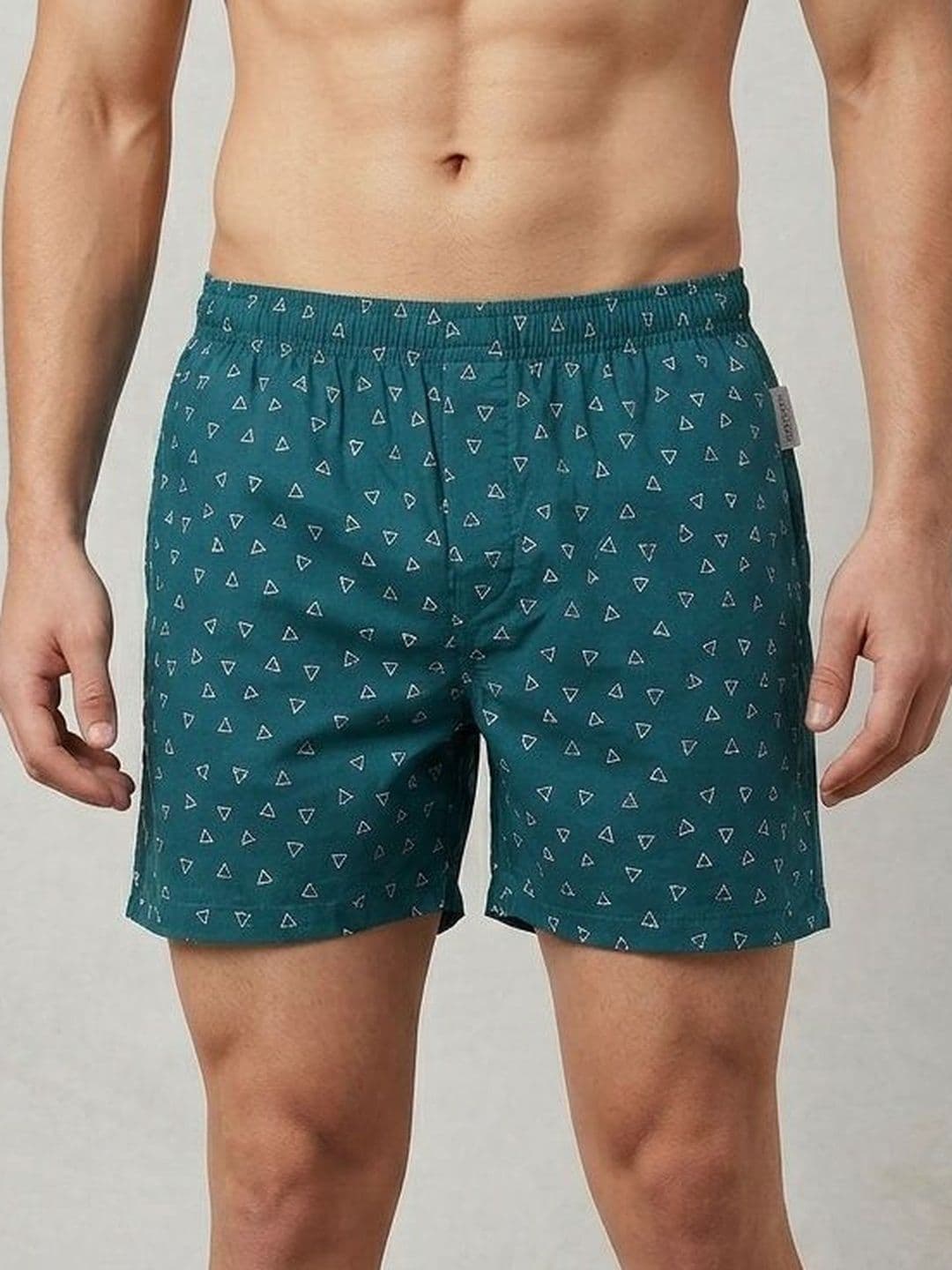 Moda Rapido Pack of 3 Printed Elasticated Mid-Rise Boxers thumbnail 4