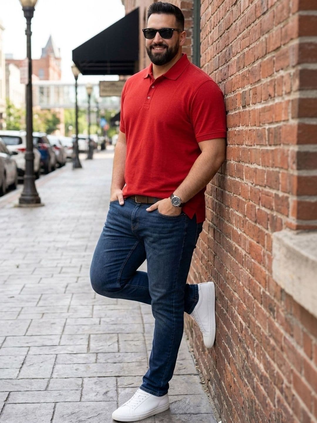 The Roadster Lifestyle Co Polo Collar Oversized Tshirts thumbnail 5