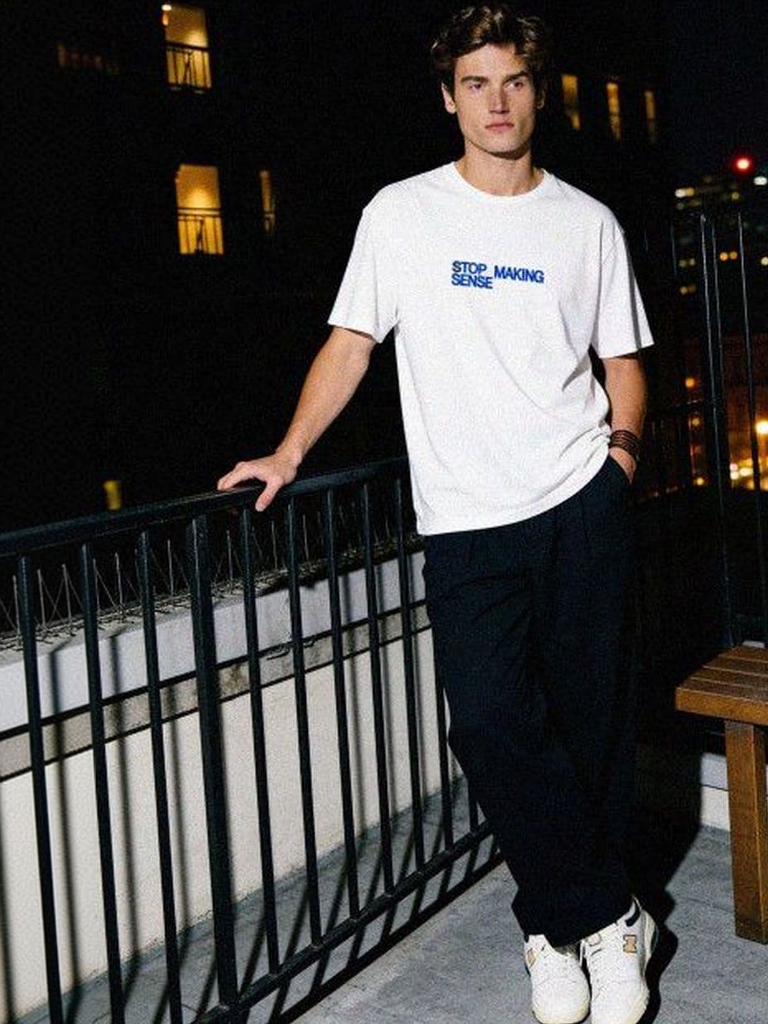 High Star Men Typography Printed T-shirt - view 1