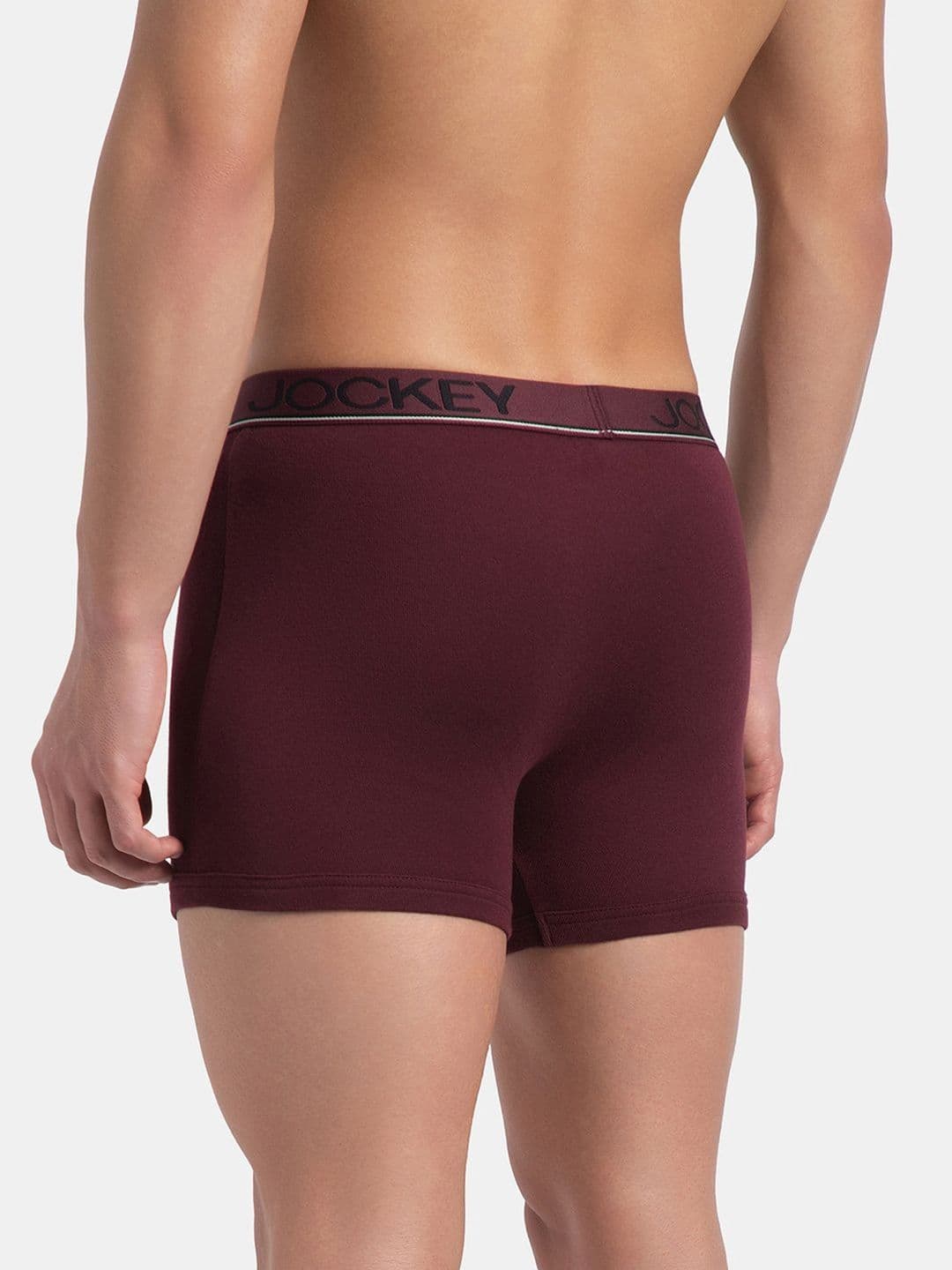 Jockey Super Combed Cotton Rib Boxer Brief with Ultrasoft and Durable Waistband-8009 thumbnail 5