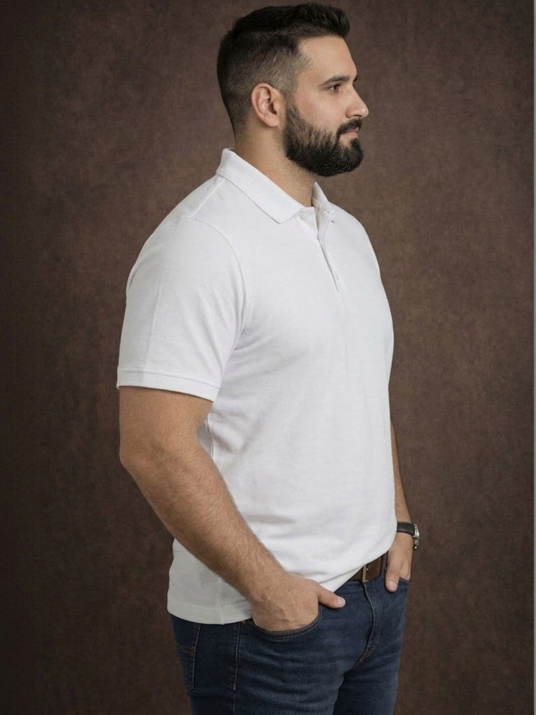 Mast & Harbour Men Polo Collar T-shirt thumbnail 5