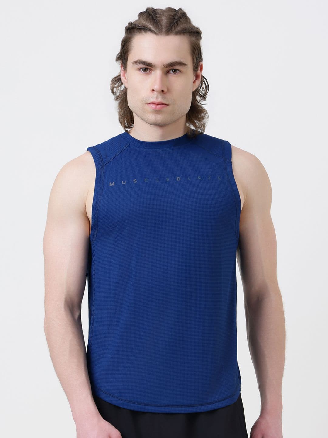 MuscleBlaze Unisex Brand Logo Printed Round Neck Compression T-shirt - view 1
