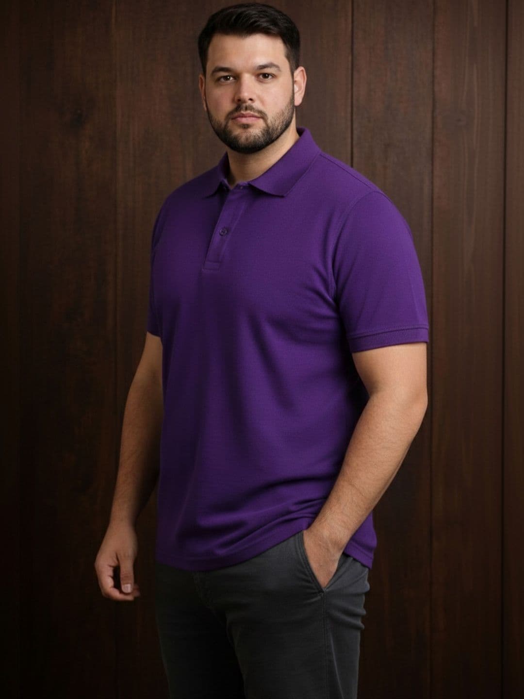Mast & Harbour Men Polo Collar T-shirt thumbnail 5