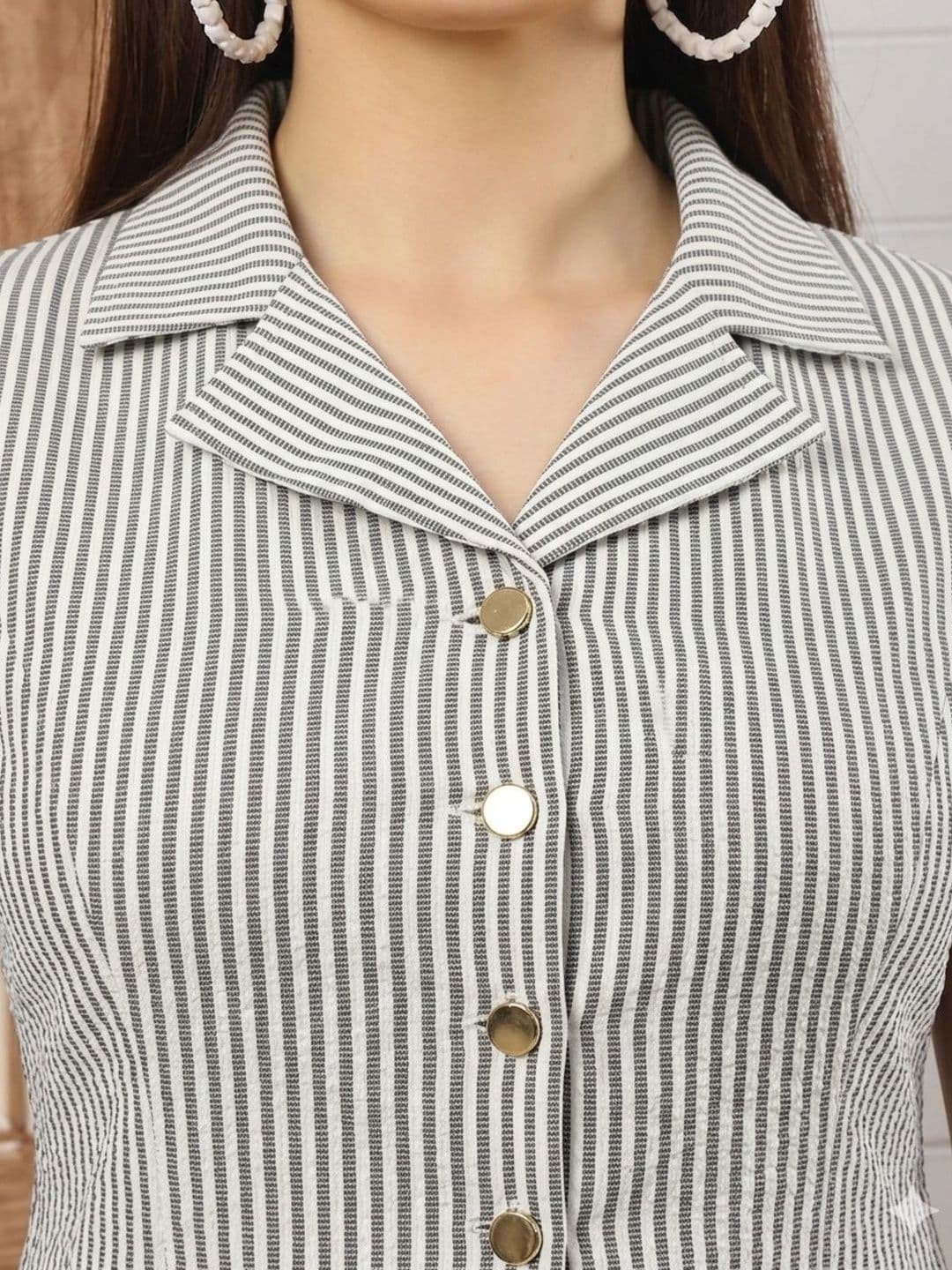JAKANARY Striped Vest Top with Skirt thumbnail 7