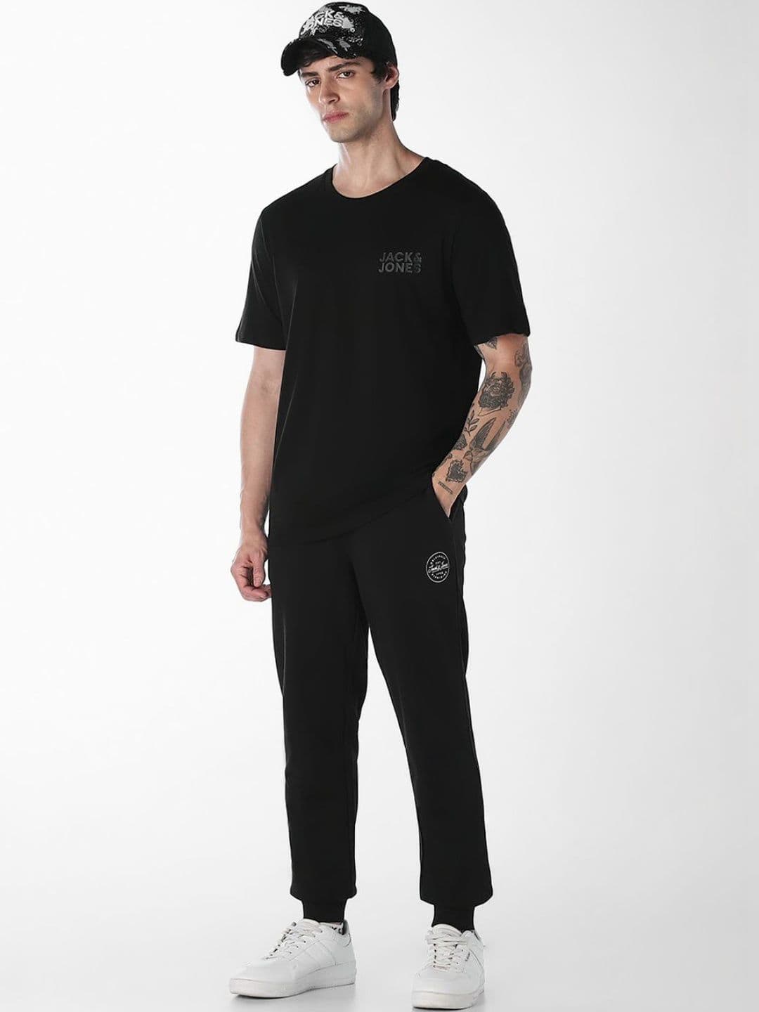 Jack & Jones Men Brand Logo Printed Organic Cotton Slim Fit T-shirt thumbnail 3