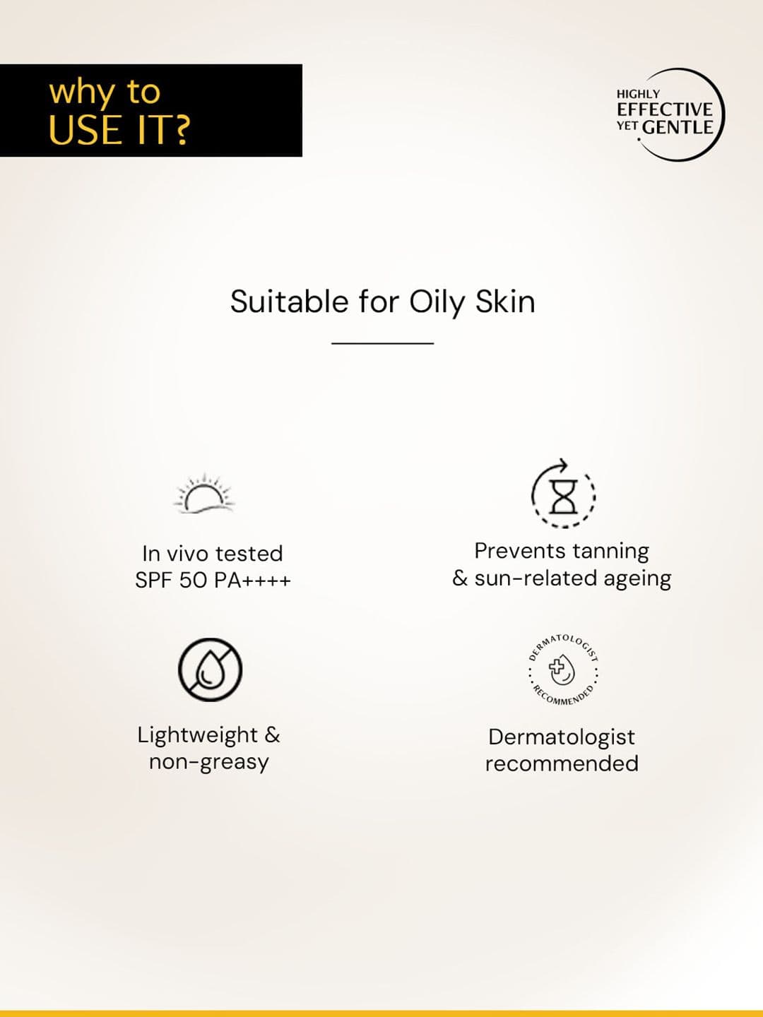 deconstruct Gel Sunscreen SPF 50 PA++++ -100% Photostable-Lightweight In-Vivo Tested 50g thumbnail 4