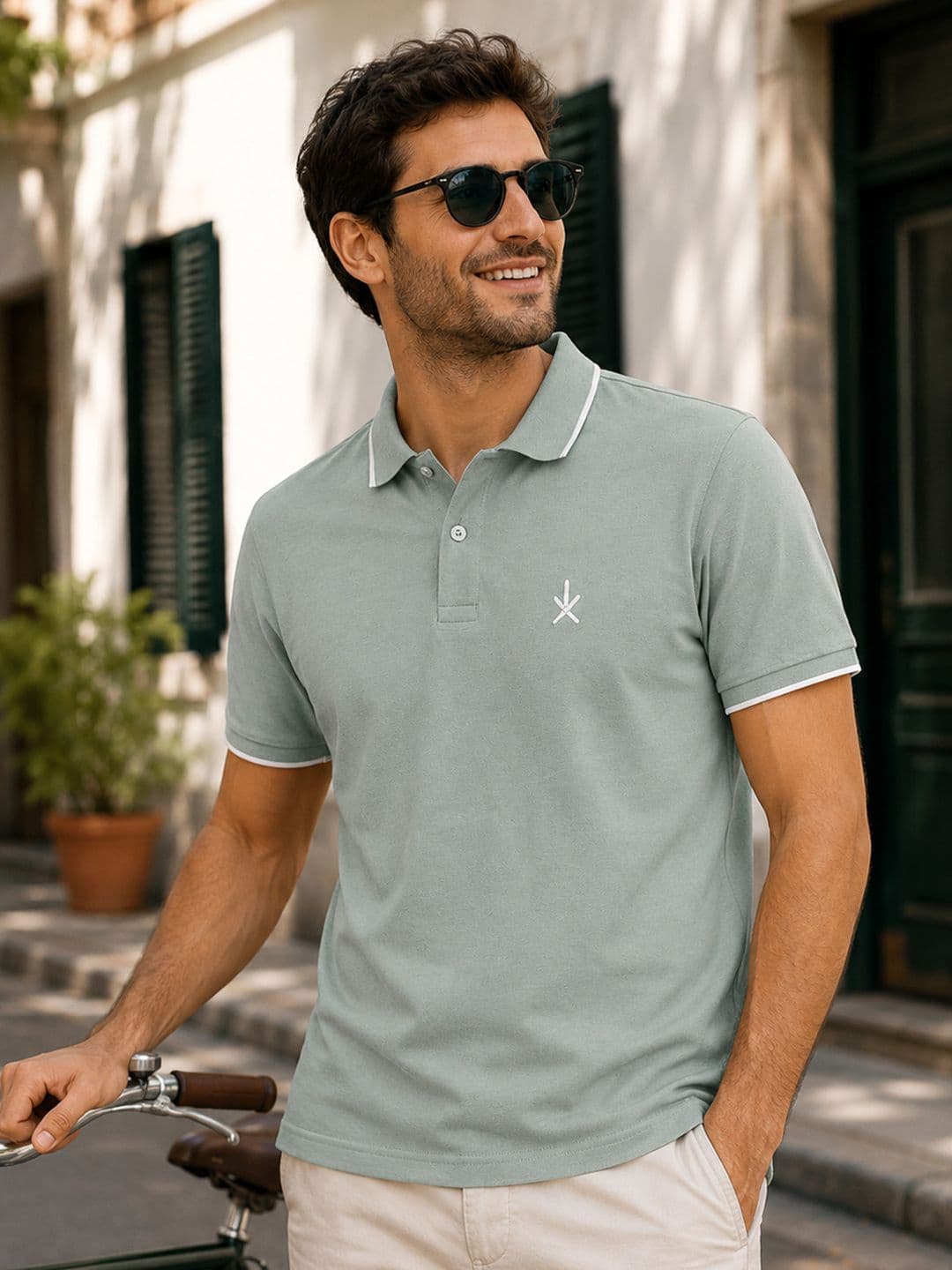 The Roadster Lifestyle Co Cotton Polo Collar Tshirts - view 1