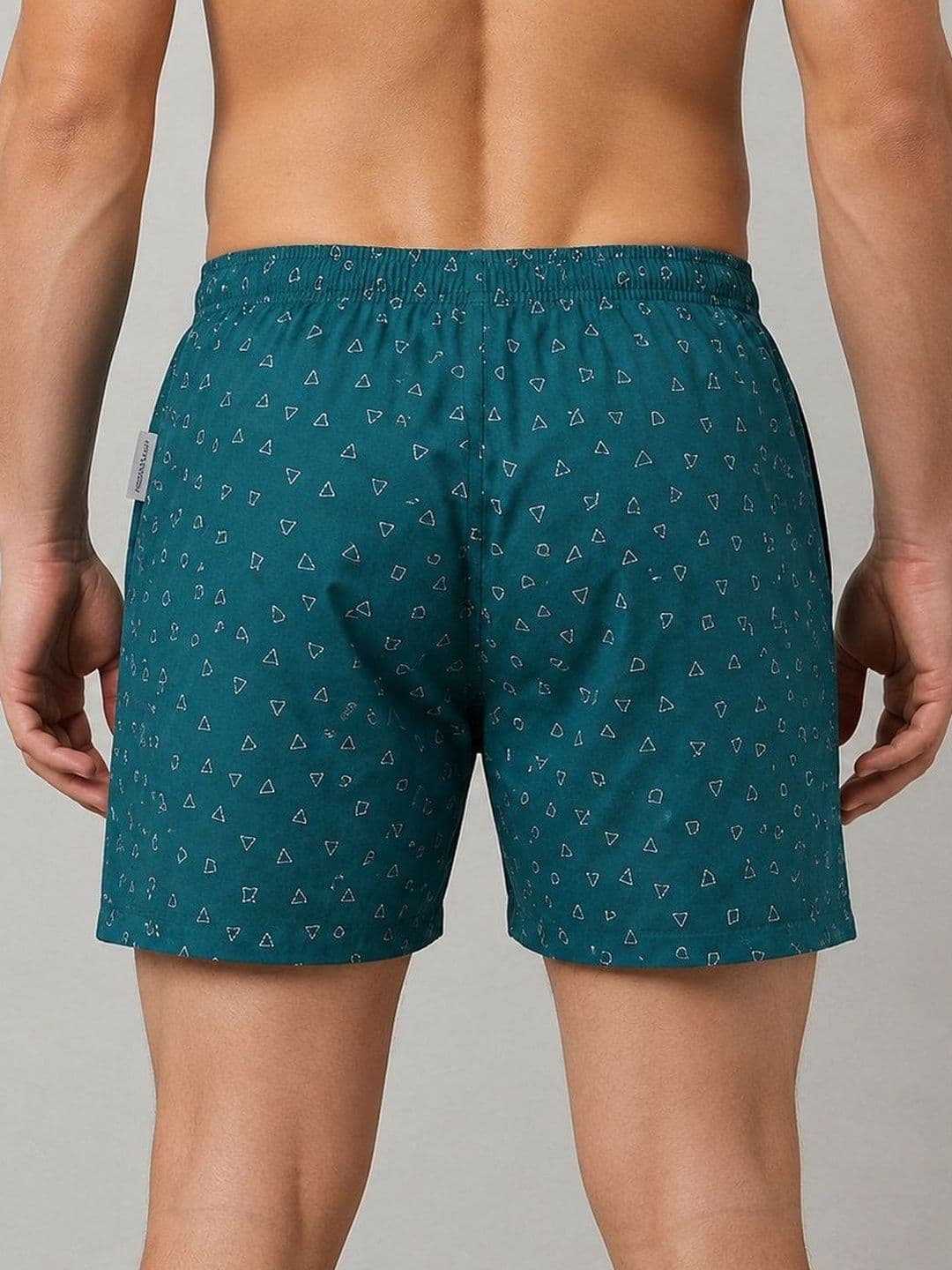 Moda Rapido Pack of 3 Printed Elasticated Mid-Rise Boxers thumbnail 3