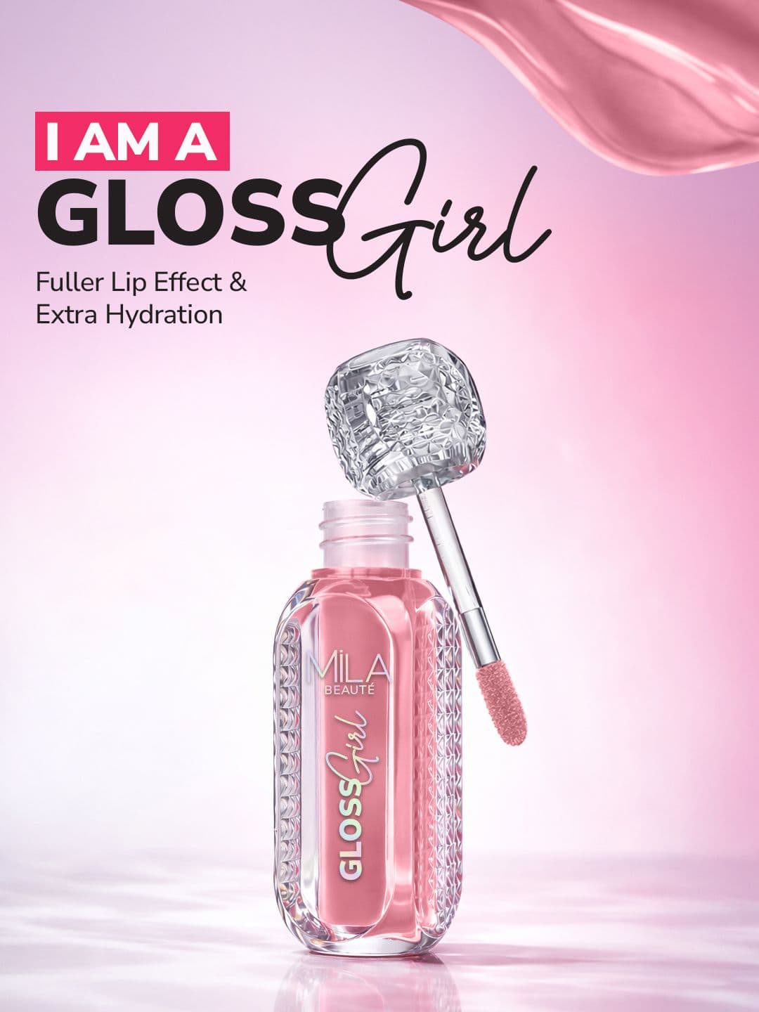 MILA BEAUTE Gloss Girl Hydration Lip Gloss With Hyaluronic Acid -  2.8 ml - Thats Me - 06 thumbnail 5