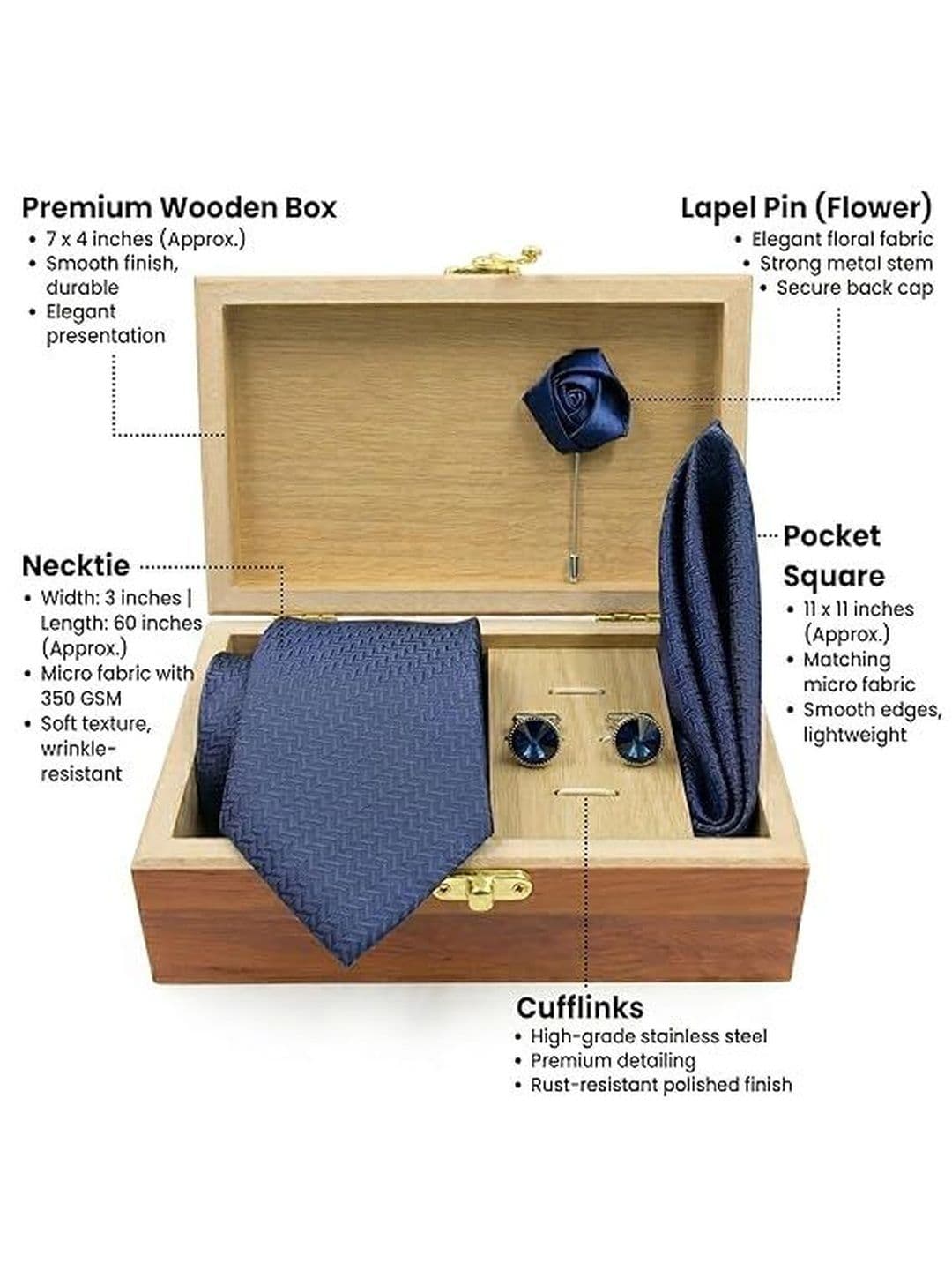 Osking Ties Men Broad Tie thumbnail 4