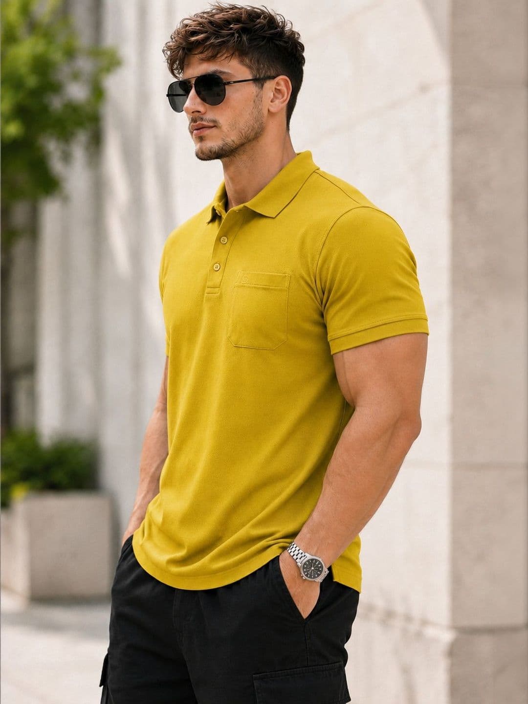 SCUBA Men Polo Collar Pockets T-shirt thumbnail 3