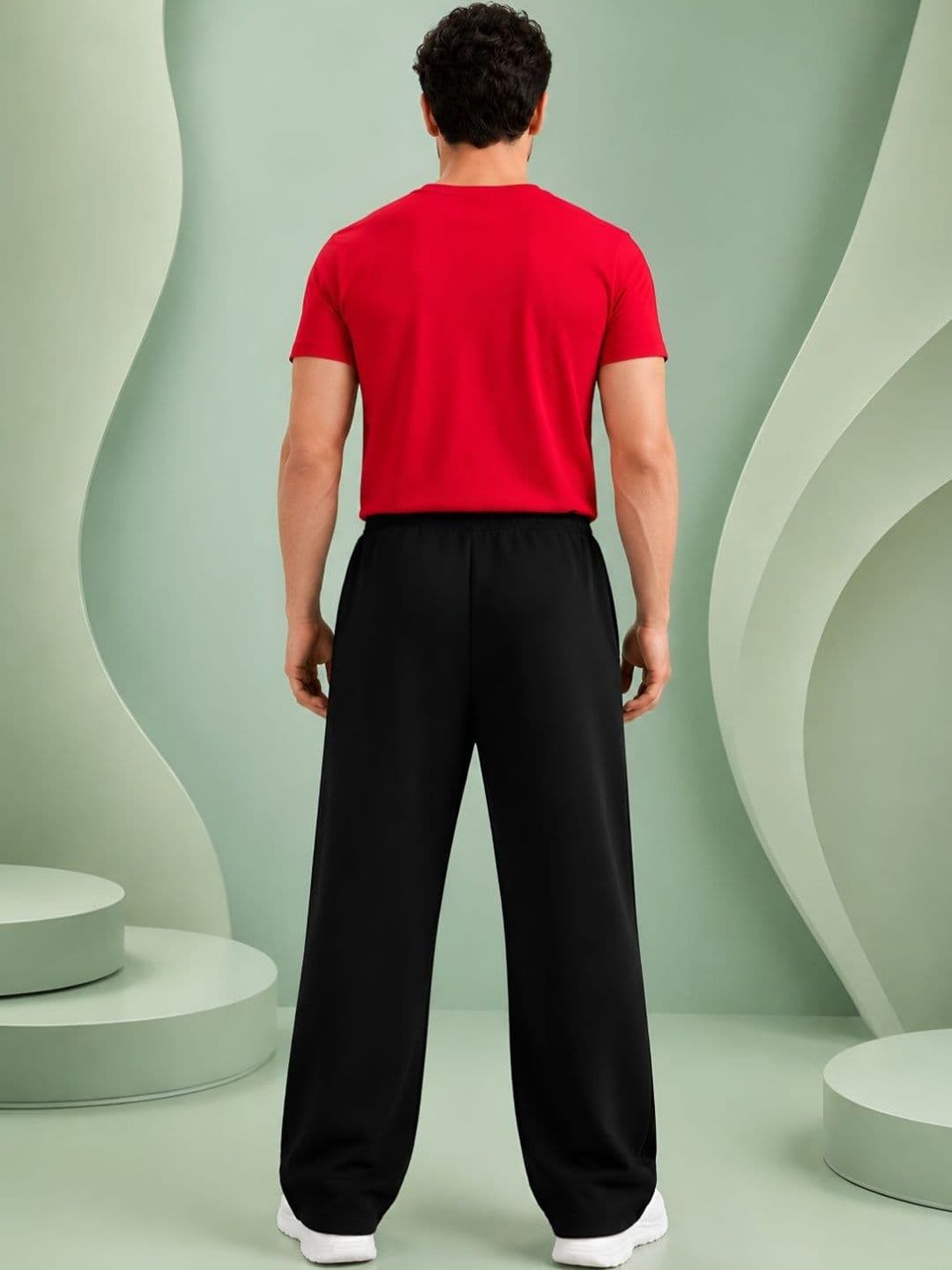 TEDWOODS Men Regular Fit Graphic Print Track Pants thumbnail 2