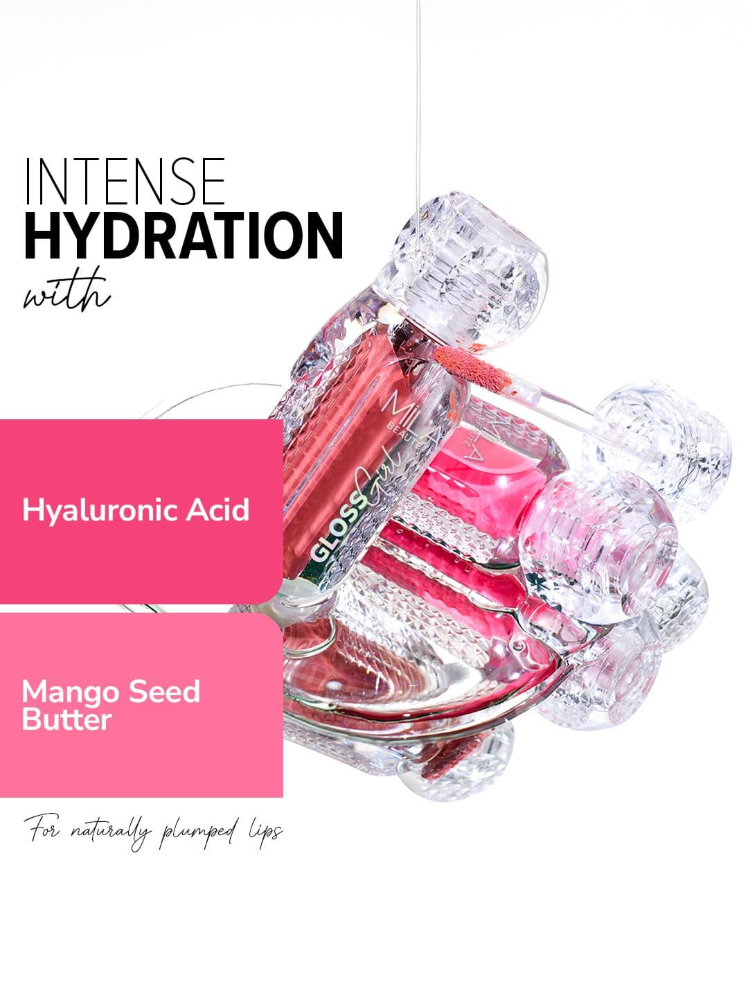 MILA BEAUTE Gloss Girl Hydration Lip Gloss With Hyaluronic Acid -  2.8 ml - Thats Me - 06 thumbnail 7