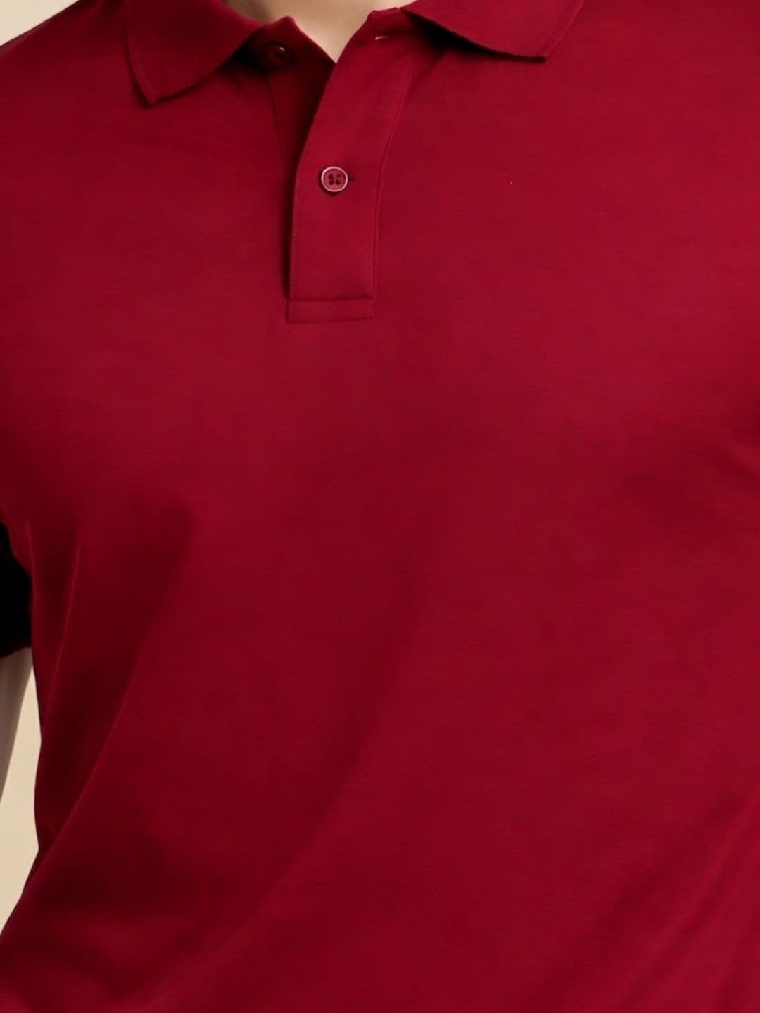HERE&NOW Men Polo Collar T-shirt thumbnail 5