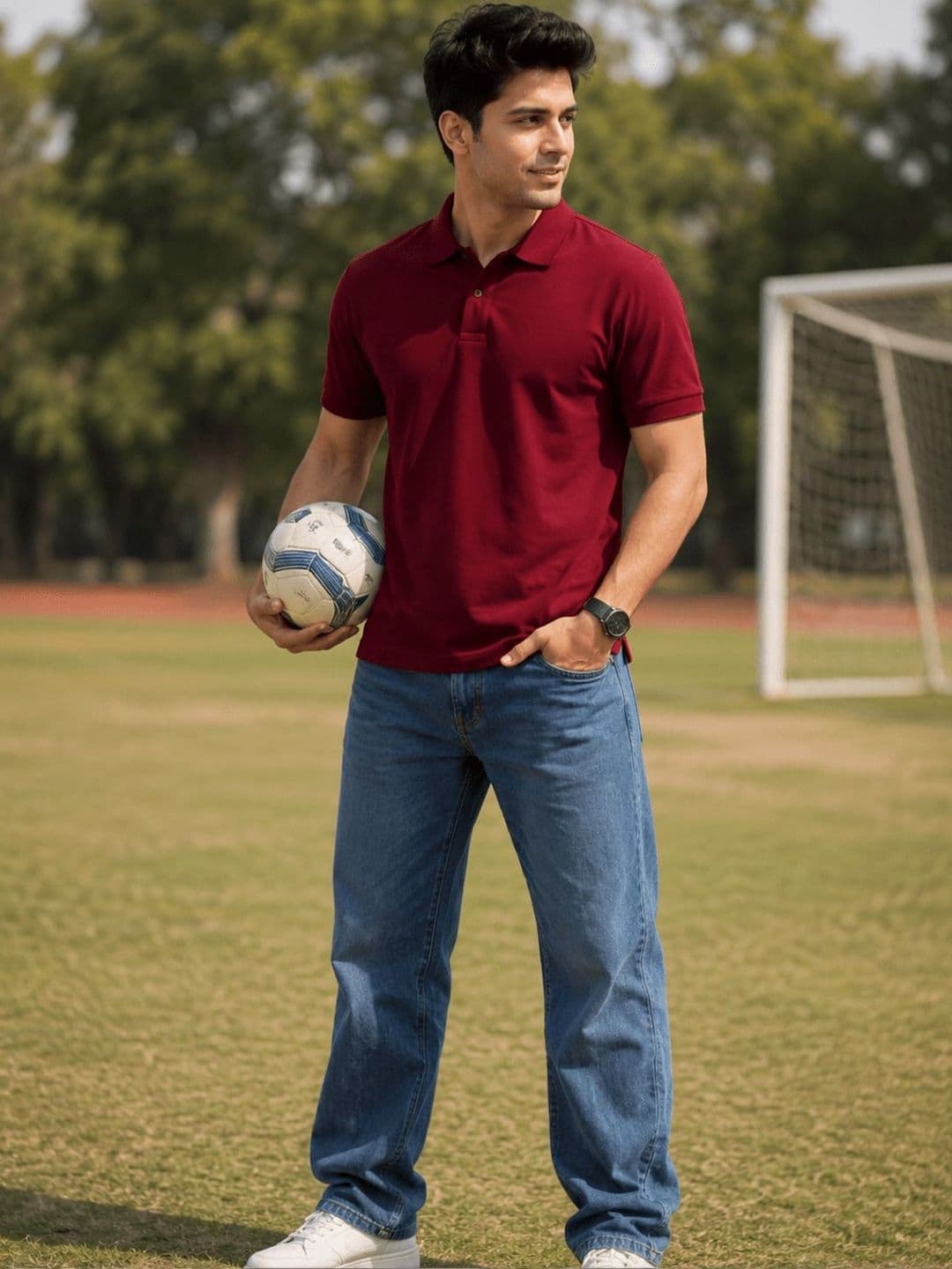 HERE&NOW Men Polo Collar T-shirt - view 1