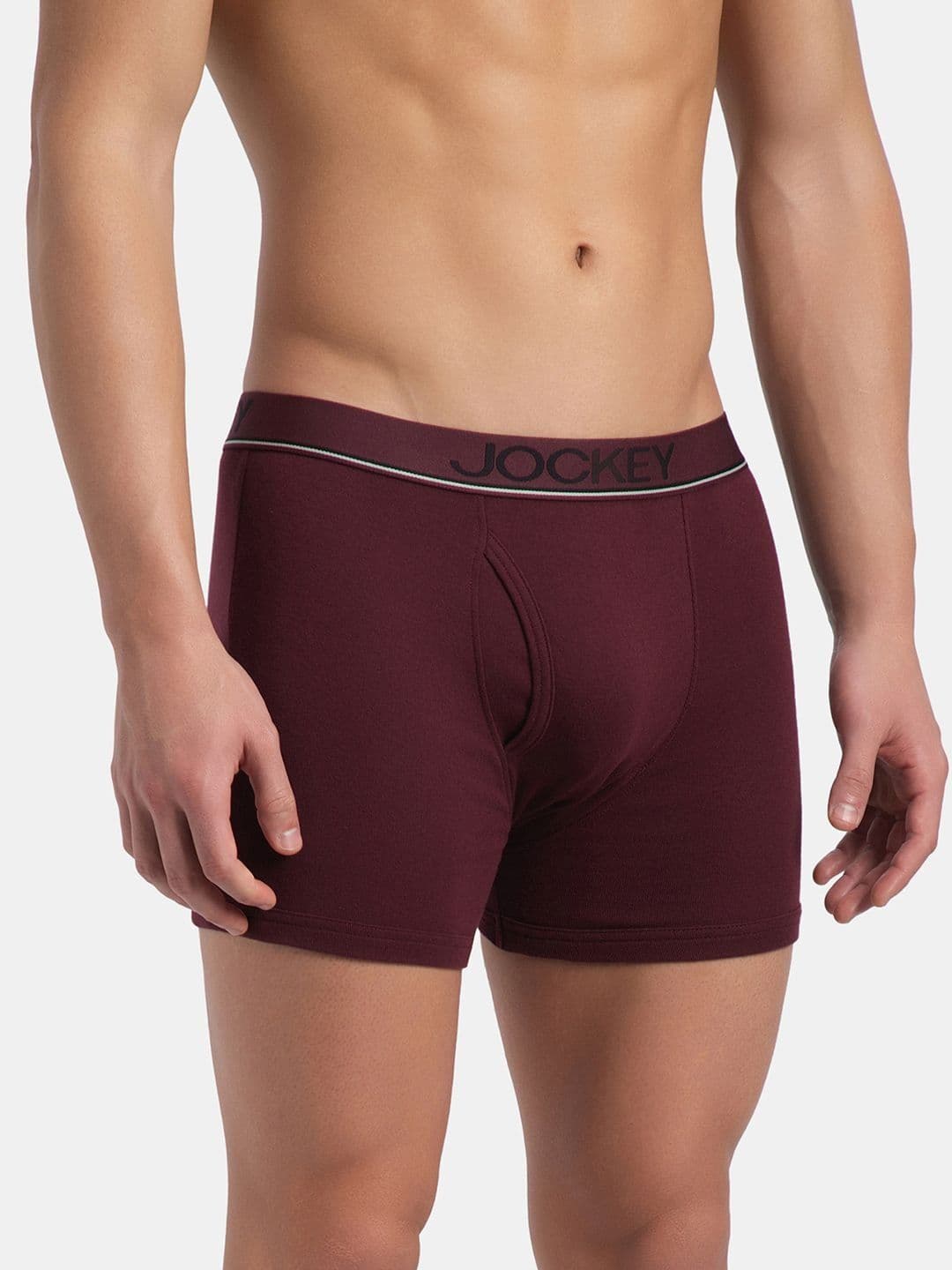 Jockey Super Combed Cotton Rib Boxer Brief with Ultrasoft and Durable Waistband-8009 thumbnail 6