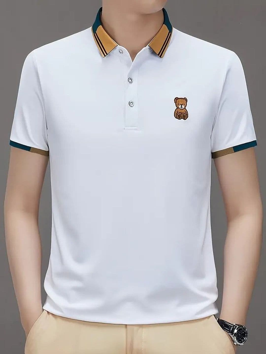 Mast & Harbour Men Polo Collar T-shirt thumbnail 5