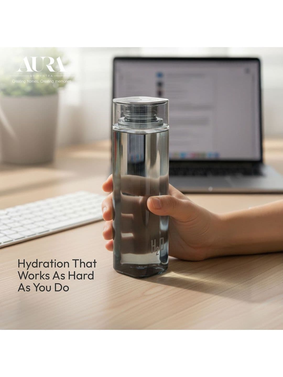 Aura Black Set of 6 Plastic Other Water Bottle thumbnail 7