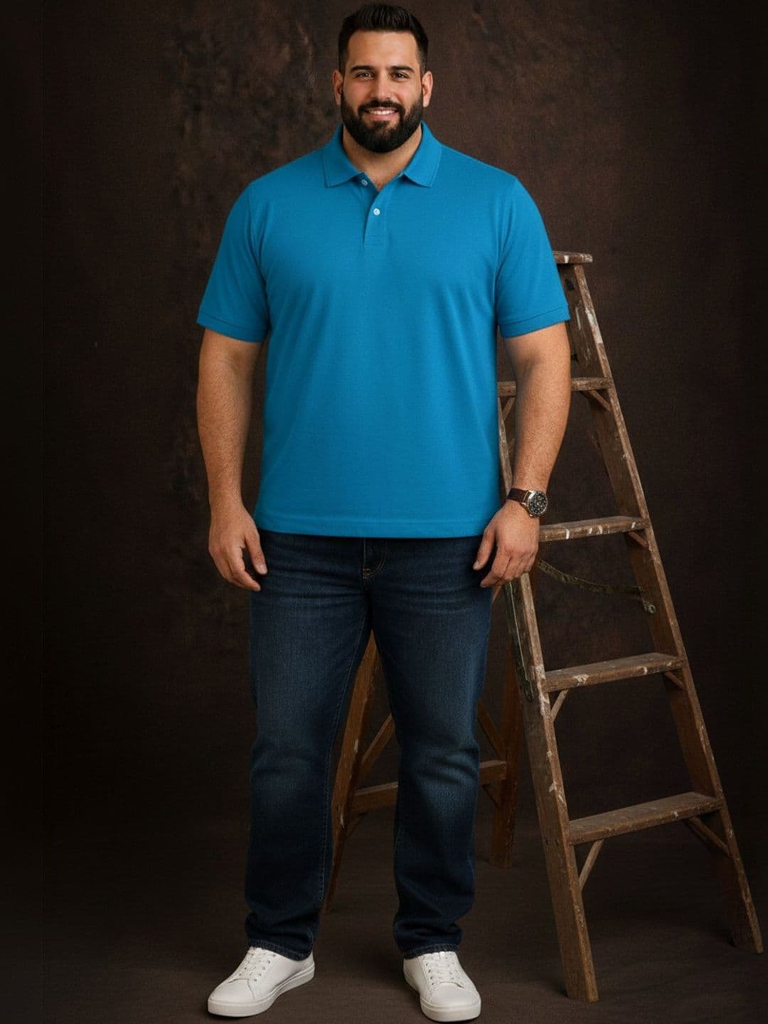 The Roadster Lifestyle Co Polo Collar Oversized Tshirts thumbnail 5