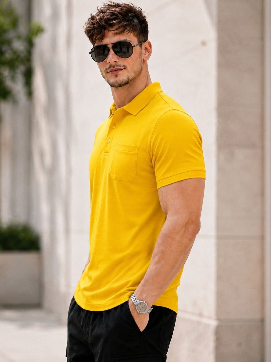 SCUBA Men Polo Collar Pockets T-shirt thumbnail 3