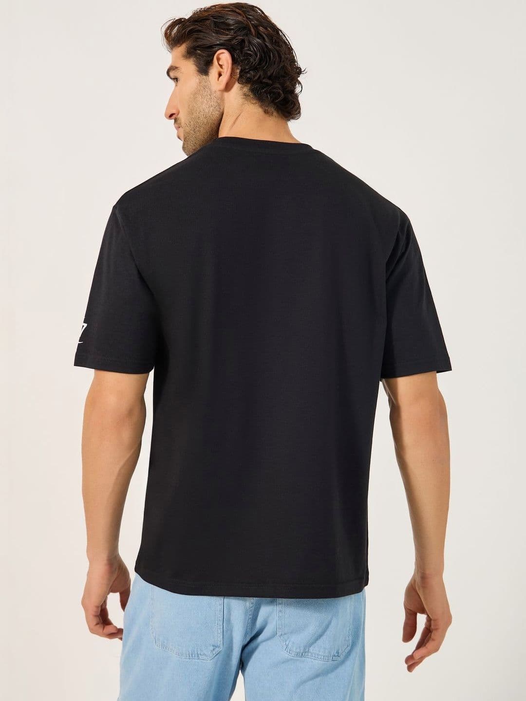 Styli Men Typography Printed T-shirt thumbnail 2