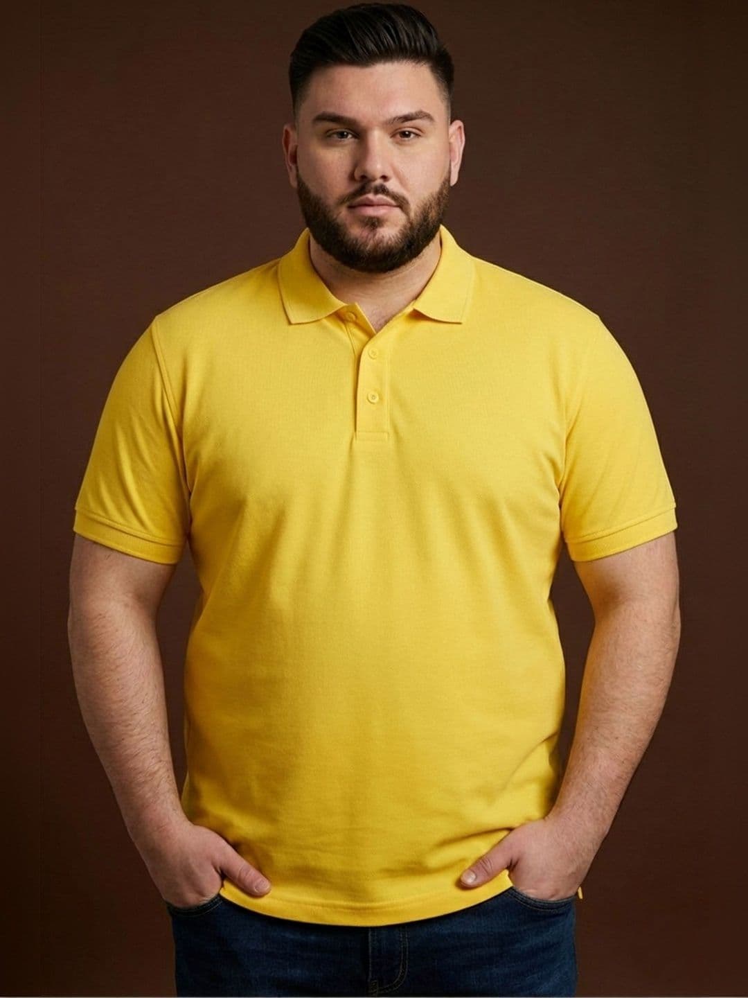 Mast & Harbour Men Polo Collar Pockets T-shirt - view 1