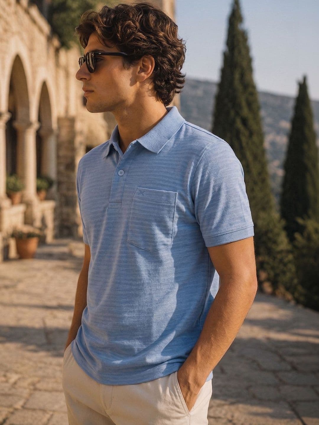 Force NXT Men Polo Collar Pockets T-shirt thumbnail 2