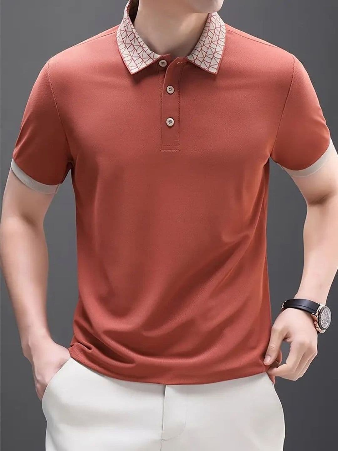 Mast & Harbour Men Polo Collar T-shirt thumbnail 6